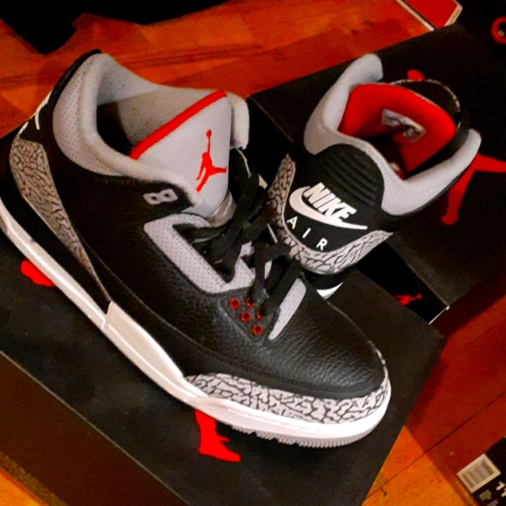 Jordan 3 'black cements'